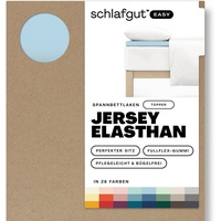 SCHLAFGUT Easy Spannbettlaken für Topper Jersey Elasthan