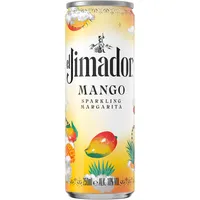 EL JIMADOR Mango Margarita Tequila - Ein Mix aus natürlichem Mangogeschmack mit fruchtigen Tropennoten und mexikanischem Tequila - 12x 250ml/10%