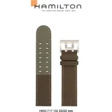 Hamilton Textil Khaki Field Chrono - Band-set Textil-grün-22/22 H694.717.102 - grün