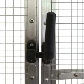 vidaXL Voliere Silbern 179 x 100 x 185 cm Aluminium