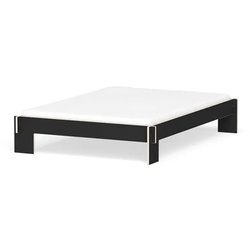 Nils Holger Moormann Bettgestell Siebenschläfer FU schwarz, Designer Christoffer Martens, 36.5x152.6 cm