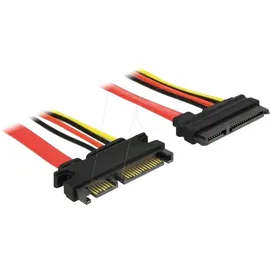 DeLock Verlängerungskabel SATA 6 Gb/s 22 Pin Stecker > 100 cm