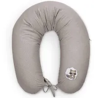 sei Design Stillkissen Mikroperlen 170 cm taupe-waschbär pünktchen