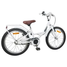 vidaXL Kinderfahrrad 18 Zoll RH 0 cm weiß