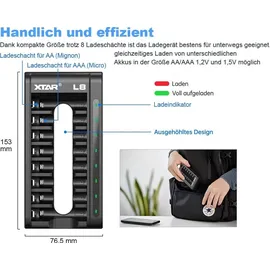 XTAR L8 Ladegerät