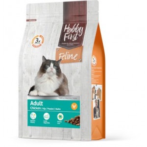 HobbyFirst Feline Adult Huhn Katzenfutter 4,5 kg