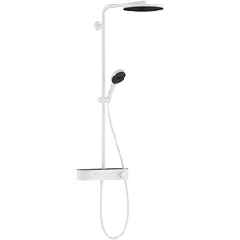 Hansgrohe Pulsify S Showerpipe 260 1jet (EcoSmart) mit Thermostat, mattweiß