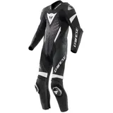 Dainese Laguna Seca 6 S/t Perforierter Lederanzug - Black / White / Anthracite - 46 - Short
