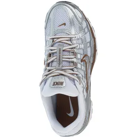Nike P-6000 Damen White/Metallic Silver/Light British Tan 36,5