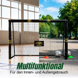 Umbro Fußballtor Schwarz 300 x 200 x 120 cm
