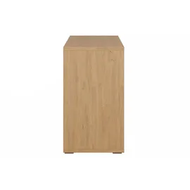 miliboo Niedriger Bücherschrank 140 x 0 x 0 cm Braun