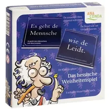 Anaconda Es geht de Mennsche wie de Leidt hessisches Weisheitenspiel