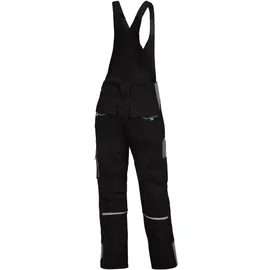 Triuso Leibwächter Kinder Latzhose Flex-Line FLXKL Gr. 122/128 schwarz-grau,