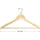 KESPER Formkleiderbügel, 8er Pack, FSC, 44,5x23,5x6cm, braun, Eukalyptus