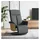 vidaXL Relaxsessel mit Fußteil Polyester 55,7 x 104,5 x 88 cm Dunkelgrau drehbar