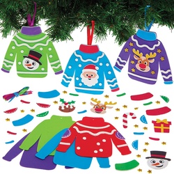 Weihnachtsdeko Pulli, 8 Stück (Pro Set 8)