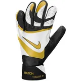 Nike Match Fußball-Torwarthandschuhe Black/White/Metallic Gold Coin 10