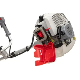 Ikra mogatec IKRA Benzin Freischneider Trimmer IBF 43 mit 2 Spulen & Schultergurt