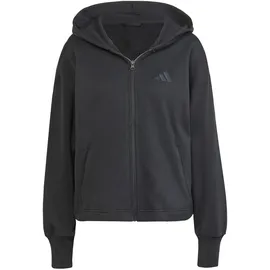 adidas All SZN French Terry Loose Full-Zip Hoodie, black S