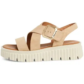 TAMARIS Sandalette Damen, beige, Größe 40 EU