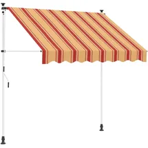 vidaXL Markise 300 x 115 cm mehrfarbig
