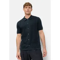 Olymp Poloshirt OLYMP "OLYMP Casual Strick", Herren, Gr. XL, marine, 55% Baumwolle, 45% Polyester, Shirts