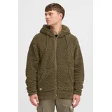 11 Project Fellimitatjacke PRDaag in Grün | Gr.: XXL