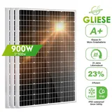 900W Solarmodul Solarpanel 3x300Watt 18V PV Solarzelle Monokristallin Wohnmobil Rooftop RV