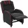 MCW Relaxsessel MCW-D68 Kunstleder 75 x 100 x 90 cm Rot/Schwarz mit Liegeposition