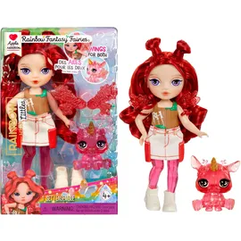 MGA Entertainment Rainbow High Littles Fantasy Fairies Doll- Apple (Red)