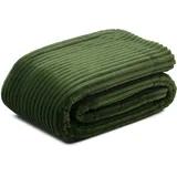 Gözze Wohndecke Cord Optik Wohndecke«, 95526106-0 dunkelgrün,