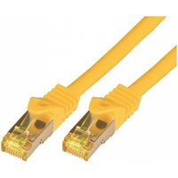 M-Cab CAT7 S-FTP-PIMF-LSZH-5.00M-YEL S-FTP, CAT7, 5 m), Netzwerkkabel