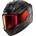 D-Skwal Blast-R Integralhelm Matt schwarz-grau-rot S