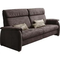 2-Sitzer HOME AFFAIRE "Turin", braun (schlamm), B:155cm H:107cm T:97cm, Sofas, mit motorischer Relaxfunktion, auch in Leder
