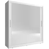 aea Schiebetürenschrank MAJA VI 180 x 200 x 62 cm mit Spiegeltür
