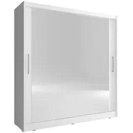 aea Schiebetürenschrank MAJA VI 180 x 200 x 62 cm mit Spiegeltür