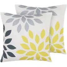 Beliani Gartenkissen 45 x 45 cm bunt 2-tlg.