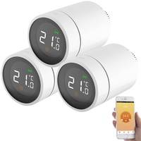 Revolt 3er-Set smarte Heizkörperthermostate mit App: und Sprachsteuerung