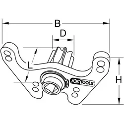 Motor-Durchdrehvorrichtung für Volvo