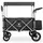 FUXTEC Bollerwagen FX-CTL900 schwarz mit Dach Hecktasche für Bollerwagen FX-CTL900 lila