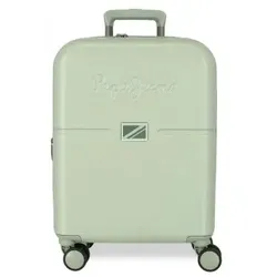 Pepe Jeans Unisex. 7698639 Kabinentasche Accent erweiterbar starr 55cm Kabinentasche grün (OSFA), Lässig, ABS/Polykarbonat