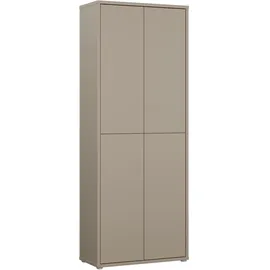 Forte Alice Springs 74,5 x 191,9 x 34,9 cm 4-türig taupe / taupe