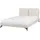 Beliani Polsterbett Beige Textil, 140x200 cm