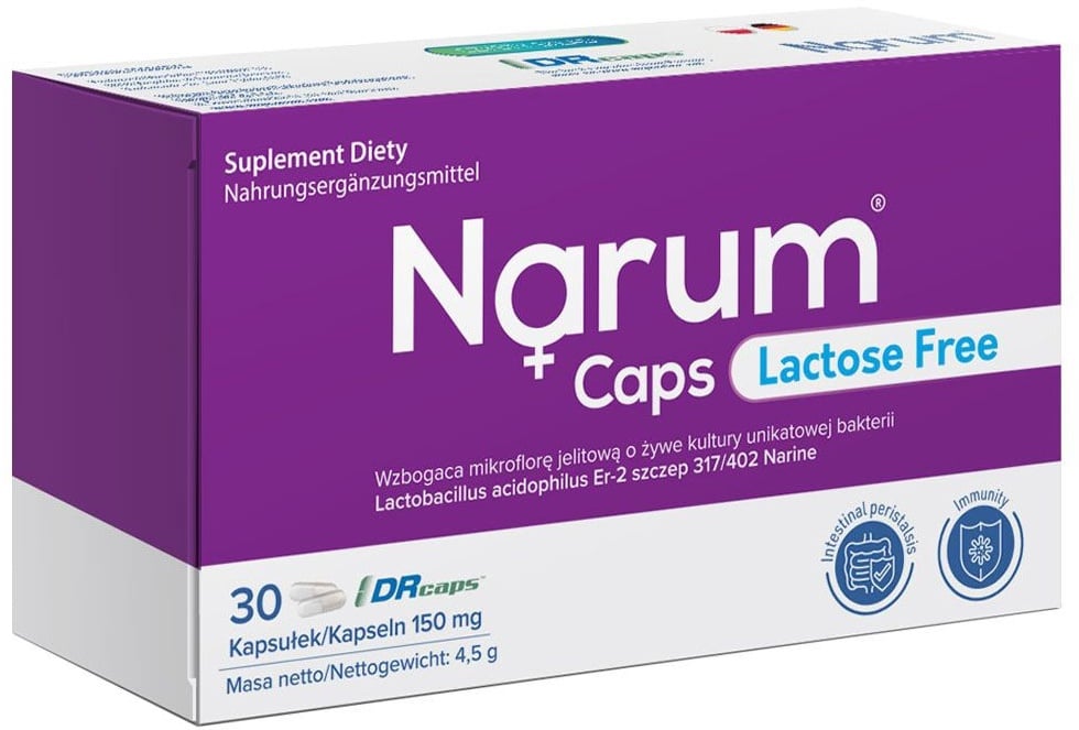 Narum Lactose Free 150 mg auf Basis von Narine (30 Kapseln) (0.0045kg)