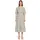 Cartoon Druckkleid Midi Blau/Grün 34