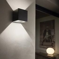 Ideal Lux 149745 LED Außenwandleuchte Rubik 1x6W| IP44 - weiß