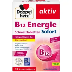Doppelherz aktiv B12 Energie Sofort Schmelztabletten 30 St