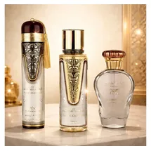 Ard al Zaafaran Turab Al Dhahab Eau de Parfum 650 ml + Body Mist 650 ml + Lufterfrischer 650 ml Geschenkset
