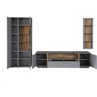 MCA Furniture Wohnwand Sevilla - Arktis Grau