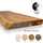 moon tree Wandregal 50 x 30 x 4,4 cm Braun